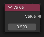 Compositing node types compositor node value