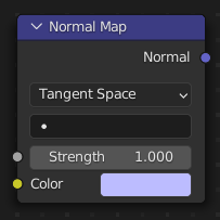 Node types shader node normal map