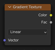 Node types shader node tex gradient