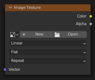 Node types shader node tex image