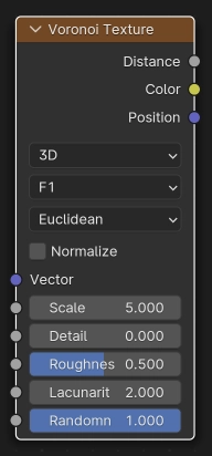 Node types shader node tex voronoi